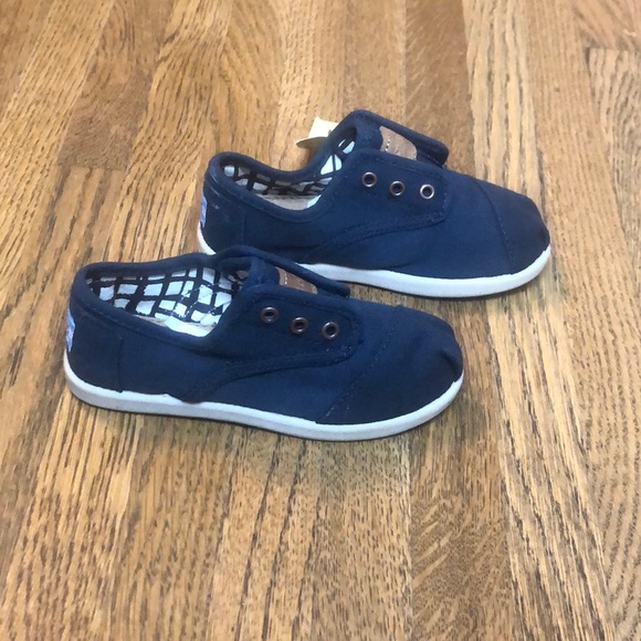 Toms Shoes | Toms Cordones Navy Canvas New | Poshmark